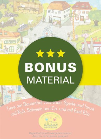 Bonusmaterial zum Kindergartenset „Tiere am Bauernhof verstehen“