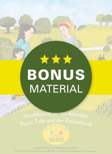 Bonusmaterial zum Kindergartenset „Hundekunde für die Kleinsten“